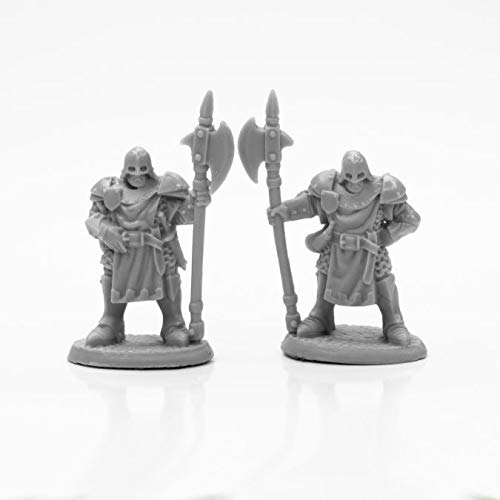 Pechetruite 2 x Town Guard - Reaper Bones Miniatura para Juego de rol Guerra - 77654