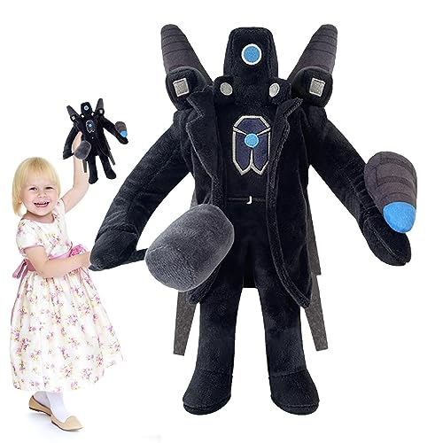 Peluches Ski-bidi Toilet Man - Juguete De Peluche Speakerman Titan TV Man De 30 Cm | Juego De Terror Ski-bidi Toilet Plushies Figura Muñeca Niños, Fanáticos Y Amigos