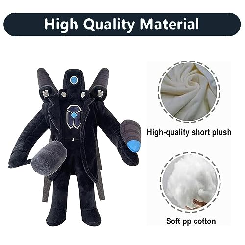 Peluches Ski-bidi Toilet Man - Juguete De Peluche Speakerman Titan TV Man De 30 Cm | Juego De Terror Ski-bidi Toilet Plushies Figura Muñeca Niños, Fanáticos Y Amigos