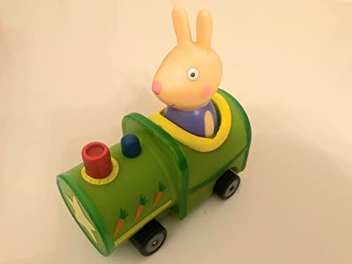 Peppa Pig y sus amigos Mini Flitzer, 8 diseños diferentes – Buggies con ruedas correctas (Luisa Green Tren Luisa)