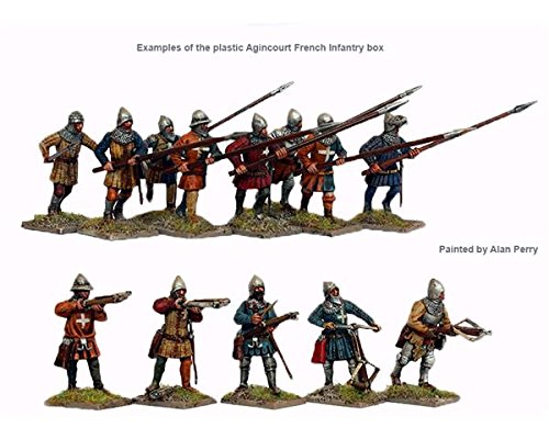 PERRY MINIATURES : 28 mm; Fanteria Francesa Ad Agincourt 1415-29.