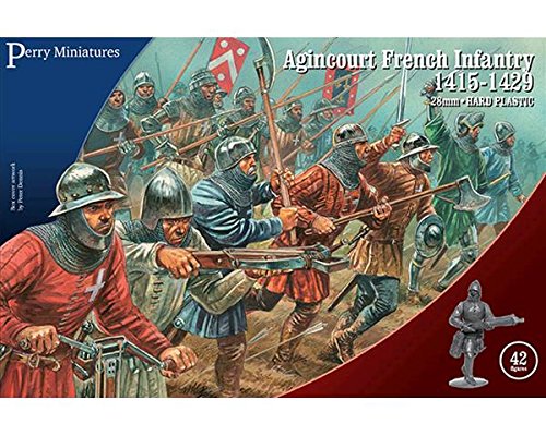 PERRY MINIATURES : 28 mm; Fanteria Francesa Ad Agincourt 1415-29.