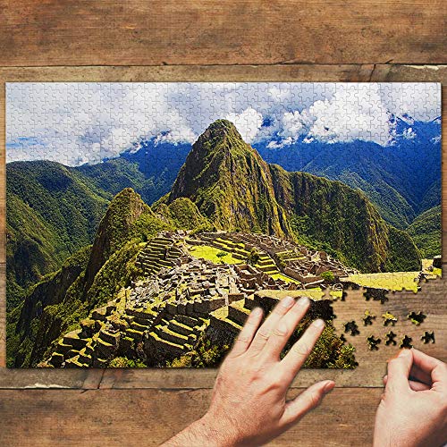 Perú Machu Picchu Puzzle 1000 Piezas para Adultos Familia Rompecabezas Recuerdo Turismo Regalo