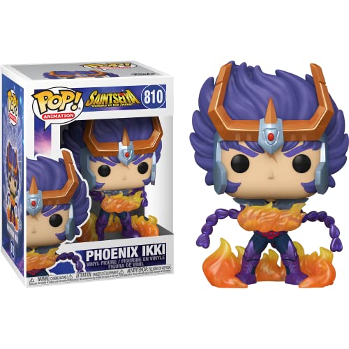 Phoenix Ikki: Fun ko P o p ! Animation - Figura de vinilo con 1 protector gráfico compatible con ToysDiva (810 - 47692 - B)