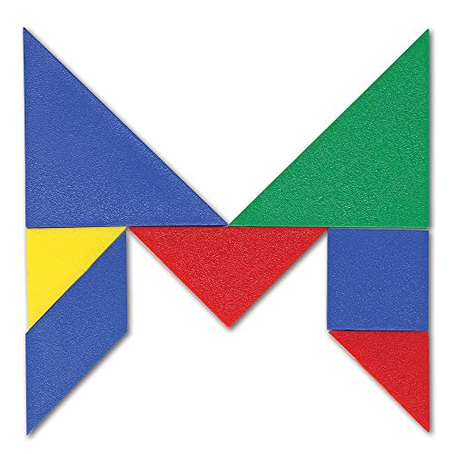 Piezas de tangram de cuatro colores de Learning Resources