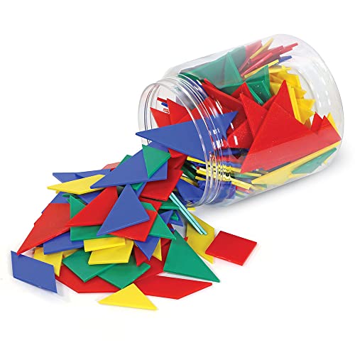 Piezas de tangram de cuatro colores de Learning Resources