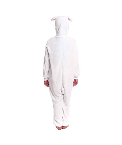 Pijamas Enteros de Animales Niñas y Niños Unisex【Tallas Infantiles 3 a 12 años】 Disfraz Conejo Bunny Mono Enterizo Carnaval Fiestas【Talla 3-4 años】