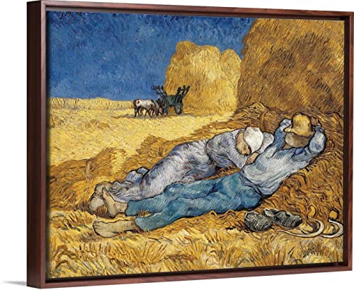 Pintar por Numeros Adultos, Kit de Pintura al óleo de Lienzo DIY para Niños con Pinceles, Pigmento Acrílico- Decoraciones, DPinturas para el Hogar — La siesta, de Vincent Van Gogh