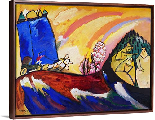 Pintar por Numeros Adultos, Kit de Pintura al óleo de Lienzo DIY para Niños con Pinceles, Pigmento Acrílico- Decoraciones para el Hogar — Pintando con troika, por Wassily Kandinsky