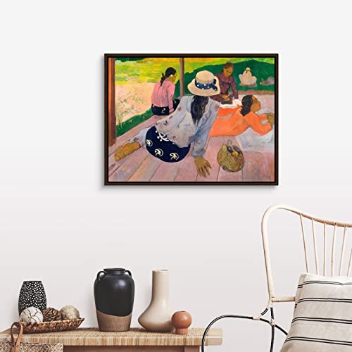 Pintura por números Adultos, Kits de Pintar acrílica DIY para Adultos Niños Principiantes Fácil sobre Lienzo con Pinturas y Pinceles@ — La siesta, de Paul Gauguin