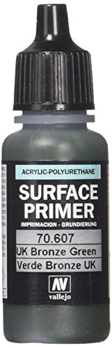 Pintura Vallejo de poliuretano, 17 ml, color UK Bronze Green