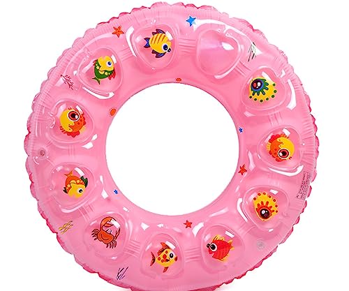 Piscina Inflable Objetos Flotantes Infantiles Tubos De Natación para Adultos Anillos De Natación Anillos De Piscina Decoración De Fiestas De Objetos Flotantes 2 Piezas (A,Inner Ring Size 30CM)