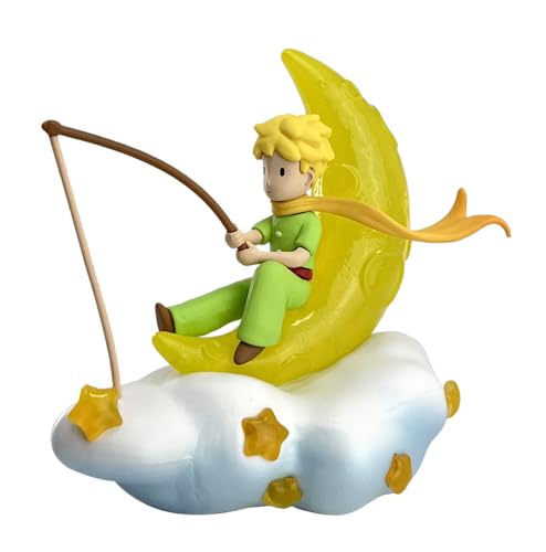 Plastoy - Figura Decorativa con el Principito Pesca en Las Nubes