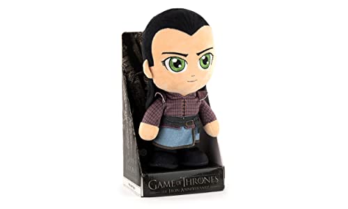 Play By Play Game of Thrones - Peluche de los Personajes de Juego de Tronos - 28 Centímetros - Arya Stark con Display