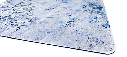 PLAYMATS- Frostgrave Battlemat, playmat, Rubber Mat, Color Ice, 36" x 36" x 91,5 cm (A001-R-fg)