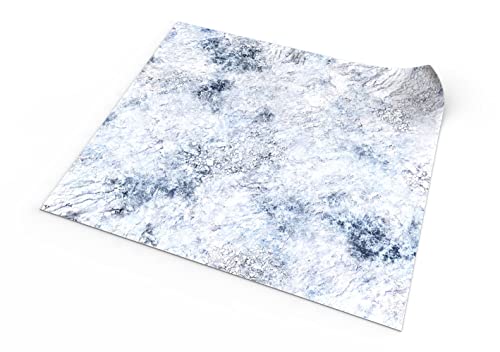 PLAYMATS- Frostgrave Battlemat, playmat, Rubber Mat, Color Ice, 36" x 36" x 91,5 cm (A001-R-fg)