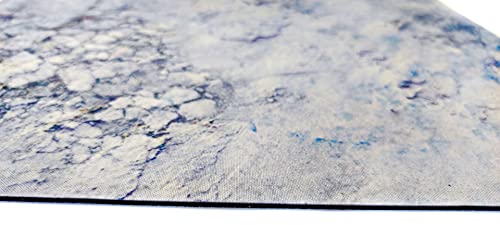 PLAYMATS- Frostgrave Battlemat, playmat, Rubber Mat, Color Ice, 36" x 36" x 91,5 cm (A001-R-fg)