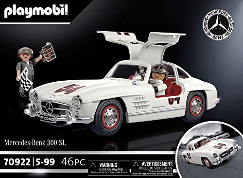 PLAYMOBIL 70922 Mercedes Benz 300 SL, Coche de Juguete para niños y Adultos, A Partir de 5 a 99 años