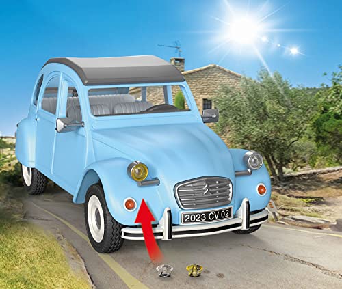 PLAYMOBIL Classic Car 70640 Citroën 2 CV, Dos Caballos con Capota extraíble, Pieza de colección para los Aficionados de los Coches, Juguete para coleccionistas y niños a Partir de 5 años