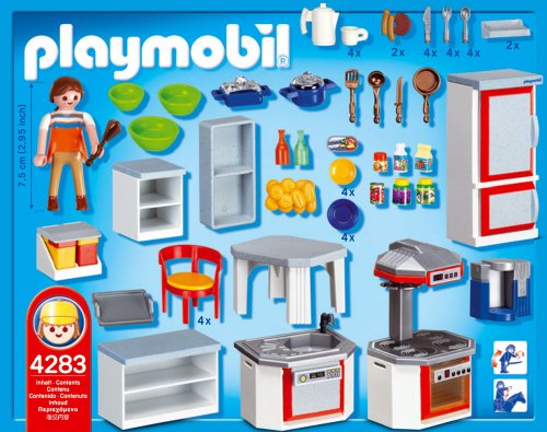 PLAYMOBIL - Cocina, Set de Juego (4283)