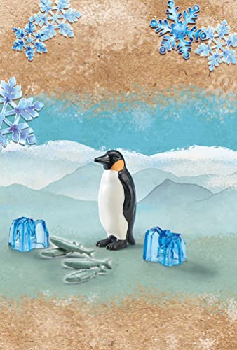 PLAYMOBIL Wiltopia Pingüino Emperador, a Partir de 4 años