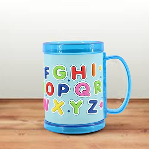 PLUS HOME Taza con nombre personalizado para niñ@,100% a prueba de fugas, sin BPA, 350 ml, para guardería, colegio, viajes y deporte (Noa)