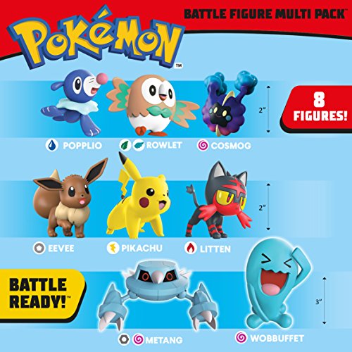 Pokemon 96302 Battle 8 Figura, Multicolor, 2/3 Pulgadas