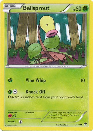 Pokemon - Bellsprout (1/111) - Puños furiosos XY