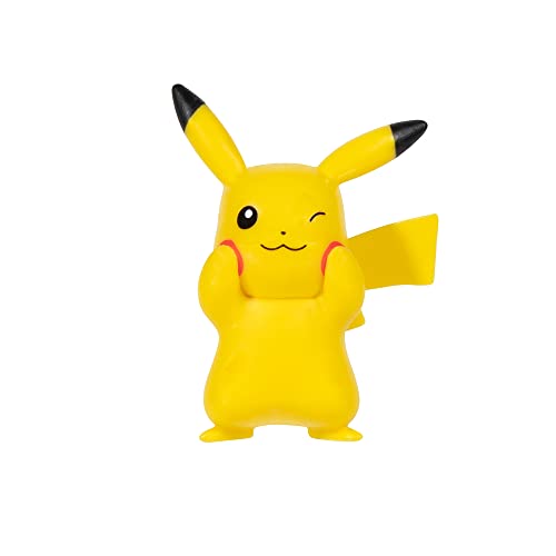 Pokemon Juego Clip and Go Pikachu Balls – 1 Figura 5 cm, 1 cinturón 2 Pelotas Juguete Oficial, Multicolor, Medium (JAZWARES PKW2720)