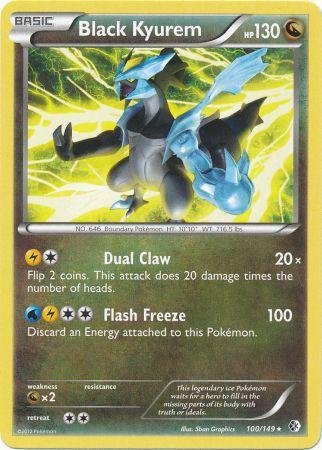 Pokémon - Kyurem negro (100/149) - Bw - Límites cruzados