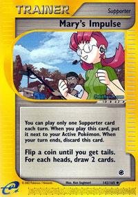 Pokemon - Mary's Impulse (142) - Expedition - Reverse Holofoil