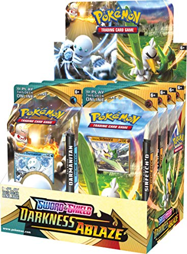 Pokemon POK81720 TCG: Sword and Shield 3 Darkness Ablaze Theme Deck (uno al Azar), Colores Mezclados