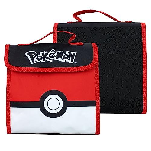 Pokemon Set de Bolsa Escolar 4 Piezas | Mochila y Bolsa de Almuerzo con Estuche para lápices y Botella de Agua | Mochilas Infantiles | Merchandising Oficial