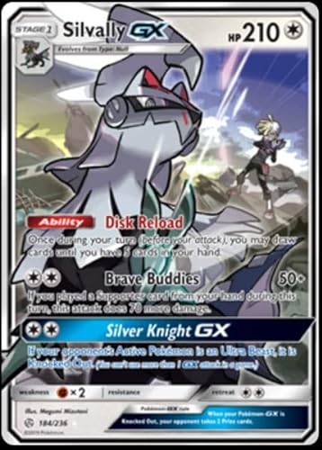 Pokemon - Silvally GX - 184/236 - Eclipse cósmico - Tarjeta ultra rara