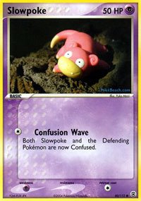 Pokemon - Slowpoke (80) - EX rojo fuego y verde hoja