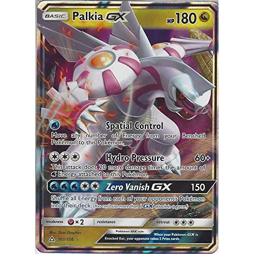 Pokemon SM5 Ultra Prism Card Palkia GX 101/156 - Ultra Raro Holo
