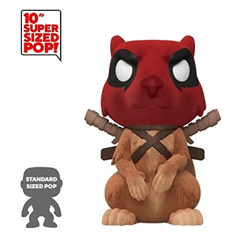 Pop! Deadpool 967 - Squirrelpool Flocked Super Sized