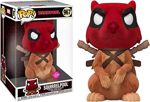 Pop! Deadpool 967 - Squirrelpool Flocked Super Sized