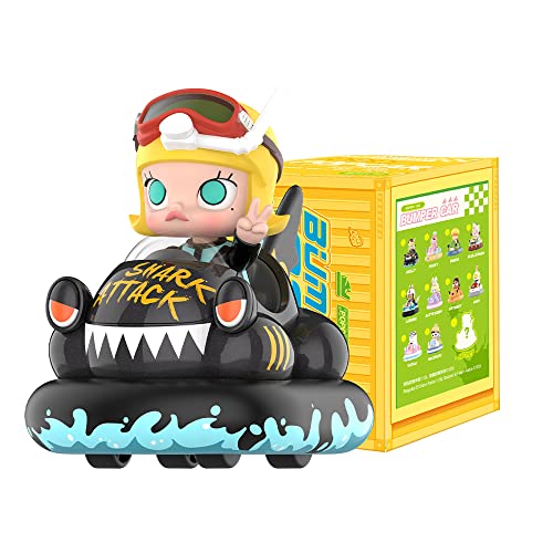 pop mart POPCAR Bumper Car Series 1 caja de 2.5 pulgadas con personajes articulados de diseño premium para mujeres, caja ciega favorita de los fanáticos, juguete coleccionable figura de acción