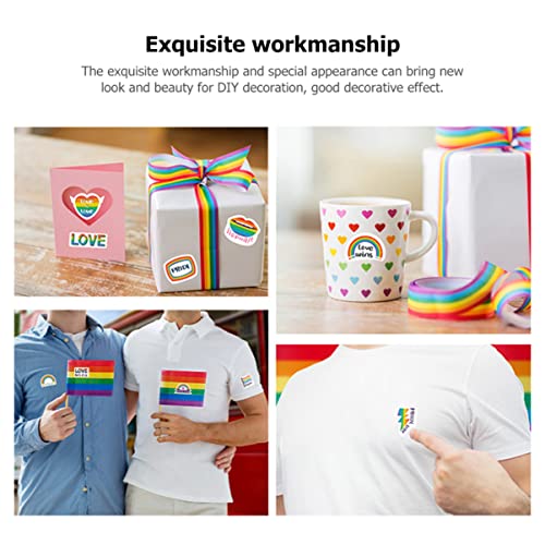 PRETYZOOM 16 Hojas Pegatinas Del Mismo Orgullo Pegatinas Cosas Por Menos De 10 Dolares Cosas Del Orgullo Cosas Lgbtq Arcoiris Lgbtq Pegatinas Homosexual Enamorado Bandera Papel