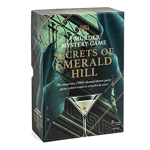 Professor PUZZLE Secrets of Emerald Hill - Unique 1980's themed murder mystery game