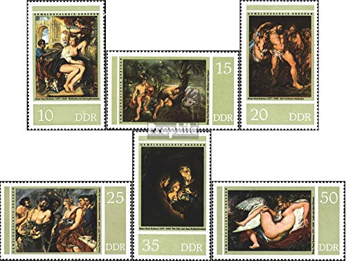 Prophila Collection DDR (RDA) 2229-2234 (Completa.edición) 1977 Peter Paul Rubens (Sellos para los coleccionistas) Pintura