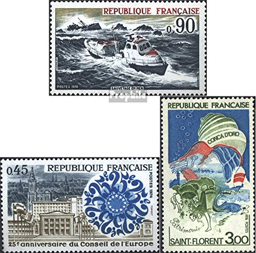 Prophila Collection Francia 1871,1872,1873 (Completa.edición.) 1974 Desesperación, Consejo Europeo, Turismo (Sellos para los coleccionistas) Marinero