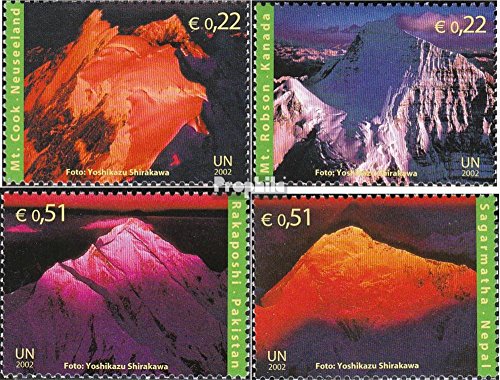 Prophila Collection Naciones Unidas - Viena 363-366 (Completa.edición.) 2002 internado. año el Montañas (Sellos para los coleccionistas) paisajes