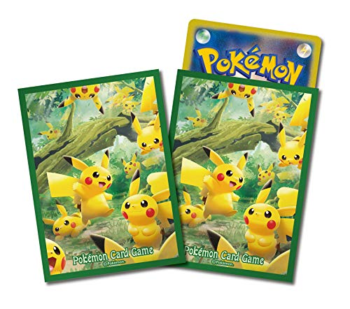 Protector de tarjetas estándar paquete de 64 sobres Sword and Shield Pikachu Forest (JP)