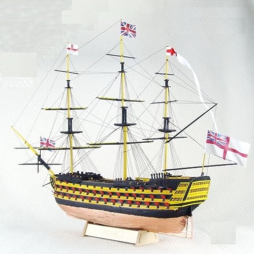 PUCIO Maquetas De Barcos Kit De Modelo De Barco De La Marina Real Británica, Velero Occidental De Madera Hms Victory 1765