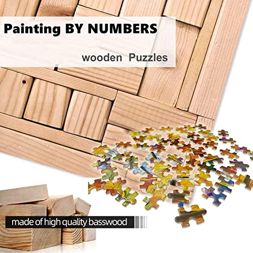 Puzzle 1000 Piezas, el señor de los Anillos Poster, Puzzle Madera, Puzzle de 1000 Piezas para Adultos, Juguete Educativo Puzzle, Puzzles para Adultos y Niños 75 x 50 cm