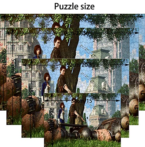 Puzzle 1000 Piezas para Adultos, Puzzle Bioshock Infinite, Pequeña Mini Rompecabezas El Regalo Educativo Niños Y Niñas. 38X26cm