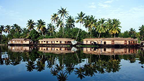 Puzzle Educa 1000 Piezas Casas Flotantes En Alappuzha, Kerala, India 75 * 50Cm