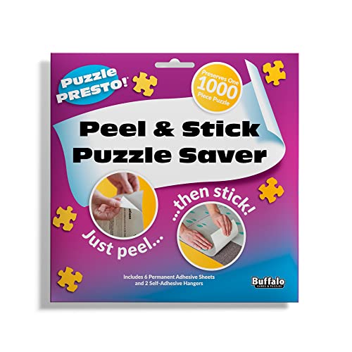 Puzzle Presto Peel and Stick Puzzle Saver, 6 Sheets by Buffalo Games